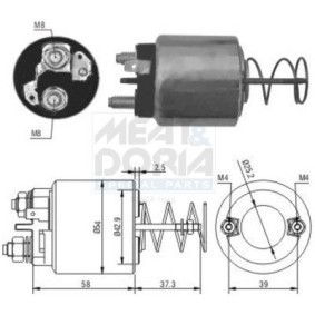 MEAT & DORIA 46053 Elettromagnete motorino avviamento LAND ROVER