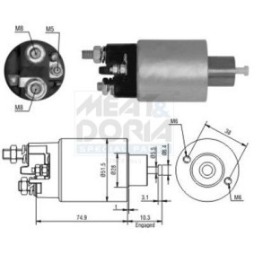 MEAT & DORIA 46099 Magnetafbryder starter RENAULT