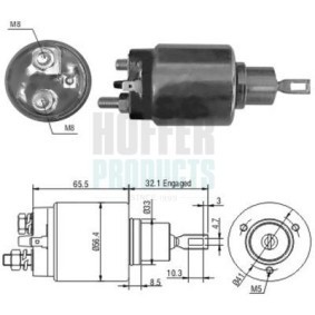 HOFFER 6646067 Elettromagnete motorino avviamento LAND ROVER