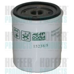 HOFFER 15238/8 Filtro olio VOLVO V50 (545) 2.0 146 CV Motore a ciclo otto