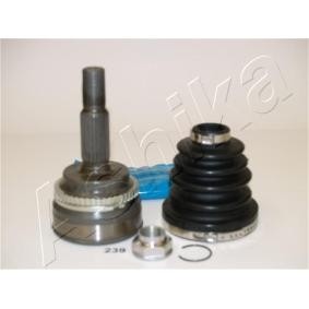 ASHIKA 62-02-239 Junta homocinética TOYOTA RAV 4 II (CLA2_, XA2_, ZCA2_, ACA2_)