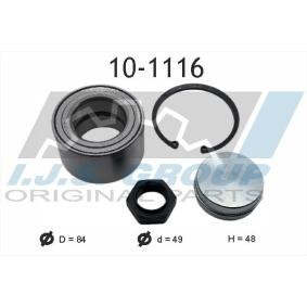 IJS GROUP 10-1116 Radlager FIAT DUCATO Bus (230) 2.0 109 PS Otto