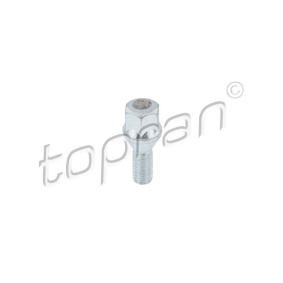 TOPRAN 701 244 Radschrauben und Radmuttern RENAULT CLIO 1 (B/C57, 5/357)