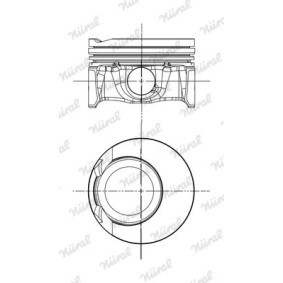 NÜRAL 87-879207-02 Kolben OPEL ANTARA