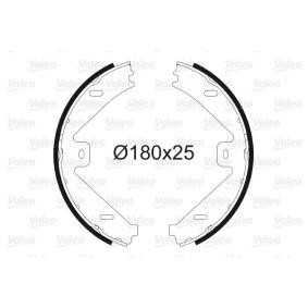 VALEO 564182 Maxilas de travão de mão MERCEDES-BENZ CLS Shooting Brake (X218)