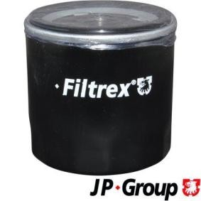 JP GROUP 1518503700 Filtro olio VOLVO V40 Cross Country (526) 1.6 180 CV Motore a ciclo otto