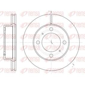 REMSA 6539.10 Bremsscheiben TOYOTA COROLLA Compact (_E10_) 2.0 72 PS Diesel