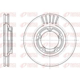 REMSA 6636.10 Discos de freno HYUNDAI H100 Caja/Chasis 2.5 78 cv Gasoleo