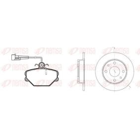 REMSA 8264.00 Bremseskiver og -klosser FIAT TEMPRA