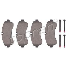 Achetez des Plaquettes de frein TOPRAN 111 656 à prix pour 41,62&nbsp;&euro;