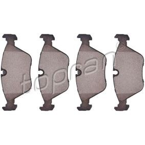 TOPRAN 500 376 Bremsbeläge BMW 5 Touring (E34) 2.0 150 PS Otto