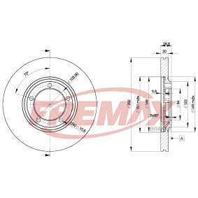 FREMAX BD-0100 Discos de freno HYUNDAI H100 Caja/Chasis 2.5 78 cv Gasoleo