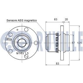 Rollensatz, Zahnriemen 5555556 für RENAULT