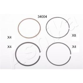 ASHIKA 31-34004 Segmentos de pistón SUZUKI BALENO Ranchera familiar (EG) 1.6 98 cv Motor otto