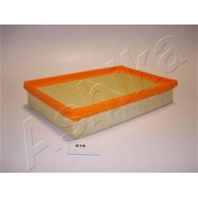 ASHIKA 20-08-819 Filtro de aire SUZUKI SWIFT 3 (MZ, EZ) 1.6 125 cv Motor otto
