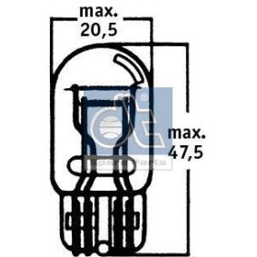 DT Spare Parts 9.78112 Parkeringslygte MAZDA