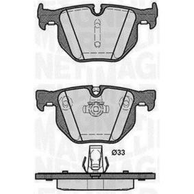 MAGNETI MARELLI 363916060487 Bromsbelägg BMW X6 (F16, F86) 2.0 245 hk Bensinmotor