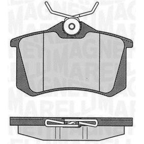 MAGNETI MARELLI 363916060348 Bremsbeläge RENAULT Megane 4 Schrägheck (B9A/M/N_) 1.6 160 PS Hybrid