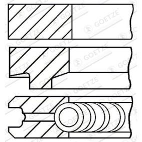 GOETZE ENGINE 08-146100-00 Kolbenringe ALFA ROMEO 159 Sportwagon (939) 2.4 200 PS Diesel