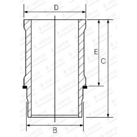 GOETZE ENGINE 14-636600-00 Zylinderlaufbuchsen CITROËN XSARA (N1)