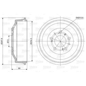 VALEO 237014 Bremstrommel FIAT Ducato Kastenwagen (250_, 290_)