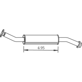 Vorschalldämpfer 33302