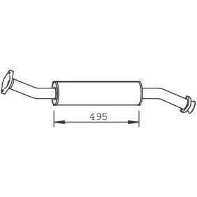 Vorschalldämpfer 33304