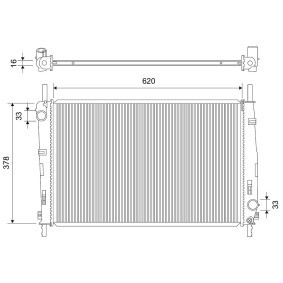 VALEO 701536 Kühler VOLVO XC60 (156) 3.2 228 PS Otto