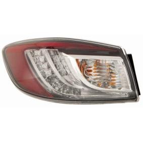 ABAKUS 216-1980L-UE Baklykt MAZDA 3 (BL)