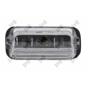 ABAKUS 038-06-900 Skyltbelysning PEUGEOT 307 SW (3H)