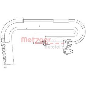 METZGER 10.4304 Cabo de freio de mão MINI Hatchback (R50, R53) 1.4 75 cv Diesel