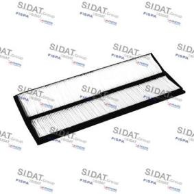 SIDAT 010-2 Filtro abitacolo MERCEDES-BENZ Classe E Cabrio (A124) 3.6 272 CV Motore a ciclo otto