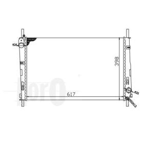 ABAKUS 017-017-0015 Radiador FORD MONDEO