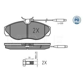 Köp Bromsbelägg av MEYLE 025 217 9719/PD till det låga priset 450,40&nbsp;kr