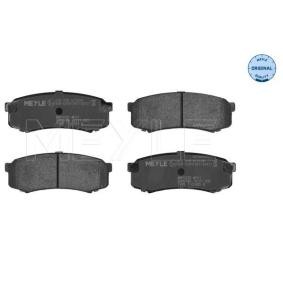 Köp Bromsbelägg av MEYLE 025 219 4715/W till det låga priset 352,67&nbsp;kr