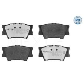 Köp Bromsbelägg av MEYLE 025 243 3815/PD till det låga priset 411,70&nbsp;kr