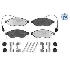 Bremsbeläge 025 244 6819-2/PD für PEUGEOT