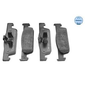 Bremsbeläge 025 257 0217 für DACIA