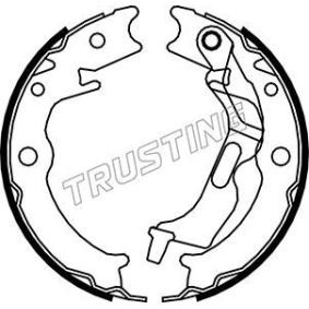 TRUSTING 027.007 Ganasce freno a mano CHEVROLET Epica KL1 2.0 128 CV Motore a ciclo otto