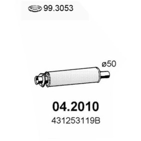 ASSO 04.2010 Vorschalldämpfer PORSCHE