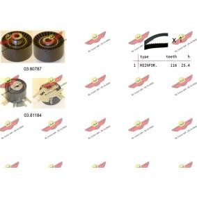 AUTOKIT 04.5276 Zahnriemensatz CITROËN C5 III Kombi (RW_) 2.0 136 PS Diesel