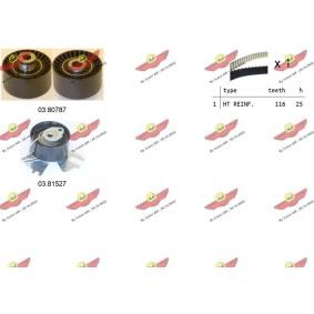 AUTOKIT 04.5346 Zahnriemensatz CITROËN C5 III Kombi (RW_) 2.0 136 PS Diesel