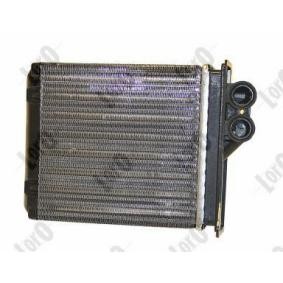 ABAKUS 054-015-0002 Radiatore riscaldamento MERCEDES-BENZ SPRINTER 4,6-t Pianale piatto/Telaio (906)