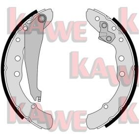 KAWE 06850 Zapatas de freno AUDI A6