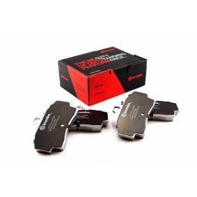 BREMBO 07.B315.14 Høyytelse bremsebelegg PORSCHE