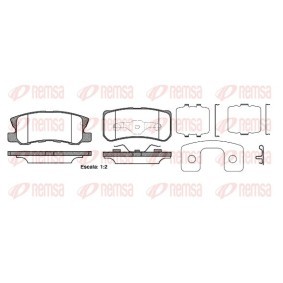 Kjøp Bremseklosser av KAWE 0803 22 til den lave prisen 575,50&nbsp;kr