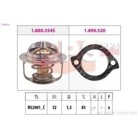 EPS 1.880.354 Termostat MAZDA FAMILIA 5 (BG8) 1.8 114 hk Bensinmotor