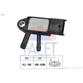 FACET 10.3291 Kraftstoffdrucksensor VOLVO XC60 II (246) 2.0 150 PS Diesel