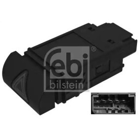 FEBI BILSTEIN 100405 Interruttore, lampeggiatore d'emergenza SEAT