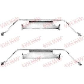 KAWE 109-1096 Zubehörsatz, Scheibenbremsbelag BMW 5 Touring (E34) 3.8 340 PS Otto